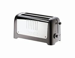 Dualit 45375 Lite 4-Slice Toaster, Soft Touch Black