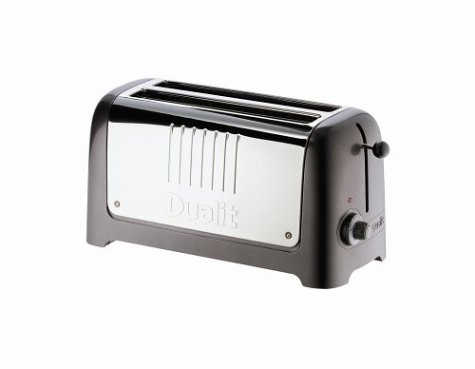 Dualit 45375 Lite 4-Slice Toaster, Soft Touch Black