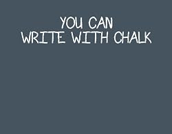 Wallcandy Arts Black Chalkboard Panels With Chalk - 1 Kit