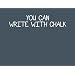 Wallcandy Arts Black Chalkboard Panels With Chalk - 1 Kit