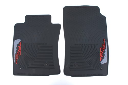 Genuine Toyota Accessories Front All-Weather Floor Mat - (Black), Set of 2 On Sale