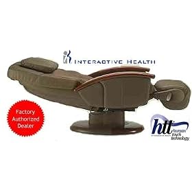 HT-136 Cashew Leather Robotic Massage Chair Recliner