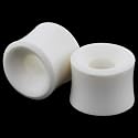 Pair of Natural White Bone Double Flared Tunnel Plugs 8mm 0 Gauge