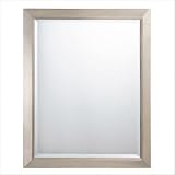 Rectangular Mirror in Antique Pewter