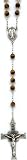 Rosary - Sterling Silver Rosary Tiger Eye Beads (With Convenient carrying case)