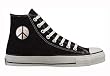 Chuck Taylor All Star Hi Top Custom with Metallic Peace