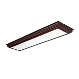Buy American Fluorescent CCM232R8 Winchester Crown Molding Wood Frame 2-Lamp Fixture,... by American Fluorescent
