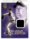 2003 Fleer Focus JE Team Colors Game Jersey #CS Curt Schilling - Arizona Diamondbacks (Piece of Authentic Game-Worn Jersey)(Baseball Cards)