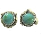 Sterling Silver and Turquoise Post Small Earrings