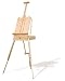 Artist's Easel With Attached Hardwood Sketch Box