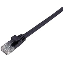 ELECOM プロテクタ付きGigabitイーサネットLANケーブル(黒)1m LD-GP/BK1