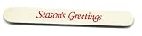Nail Files White Season's Greetings 5-1/2 Long