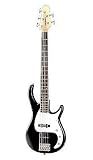 Milestone V Guitar 5 String Electric Bass BLACK