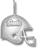 Duke Blue Devils Solid Sterling Silver ''DUKE'' Helmet Pendant