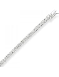 MMA Silver - 8 inch 3mm CZ Tennis Bracelet