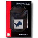 Detroit Lions Executive Money Clip / Card Holder in a Window Box