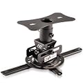 PROJECTOR CEILING MOUNT BRACKET UNIVERSAL UP TO 10KG in BLACK