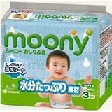 ムーニー おしりふき 水分たっぷり素材 詰替 70枚入X3コパックの画像