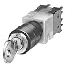 Siemens 3SB22 02-4LA01 Key-Operated Switch Units, 2 Positions, O-I Switching Sequence, Maintained Operation, 62 Degree Operating Angle, NO Contact Type Maintained Operation, 62 Degree Operating Angle, 1 NO Contact Type