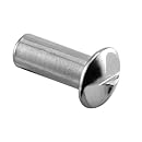 Prime-Line Products 651-0454 One Way Barrel Nut, Number-10-24 x 5/8-Inch, Chrome,(Pack of 100)