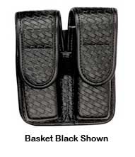 7902 AccuMold Elite Double Mag Pouch 7902 Dbl Mag Pouch-BskBlk Brass 2