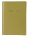 Green Embossed "Be The Change" Leather Journal - Lined