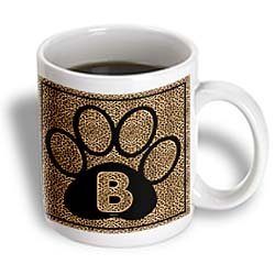 Letter B Standard Cheetah