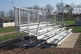 DELUX 15' BLEACHERS - 5 ROW, 42 SEAT