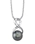 9mm Tahitian Pearl Infinity Pendant