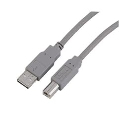 Hama USB-Kabel (USB-A - USB-B) 1,8m, grau, USB2.0 getestet