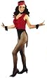 Deluxe Sexy Cinema Girl with New Low Price - Also 50s or 60s Hat Check Girl Costume (RUNS SMALL)