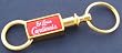 St. Louis Cardinals Gold Tone Valet Keychain