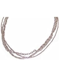 MyStrand Sterling Silver Multi Strand Necklace Set, Adjustable Length 16" - 24" - 32"