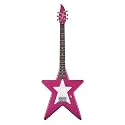 Daisy Rock Debutante Star Short Scale Electric Guitar, Atomic Pink