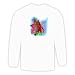 Long Sleeve T-shirt with water, organism, ocean, crab, seaweed, animal, plants