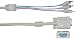 Cable Showcase HDTV Cable, VGA Male to RCA x 3 Male, D / Shield, (VGA to Component Video), 15 ft