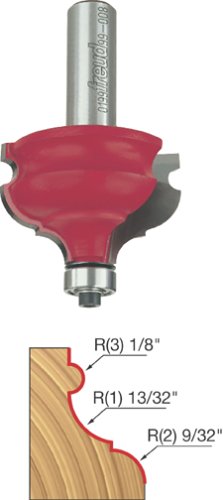 Freud 99-008 1-3/4-Inch Diameter Bold Classical Molding Router Bit with 1/2-Inch Shank