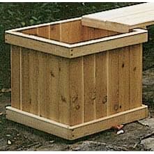 Cedar Diamond Planter Box from Bulb Planters