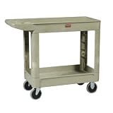 Rubbermaid Beige Heavy Duty 2 Shelf Utility Cart (4500-88BG) Category: Utility Carts