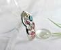 Completely Handcrafted - Designer Sterling Silver Citrine, Tourmaline Pendant