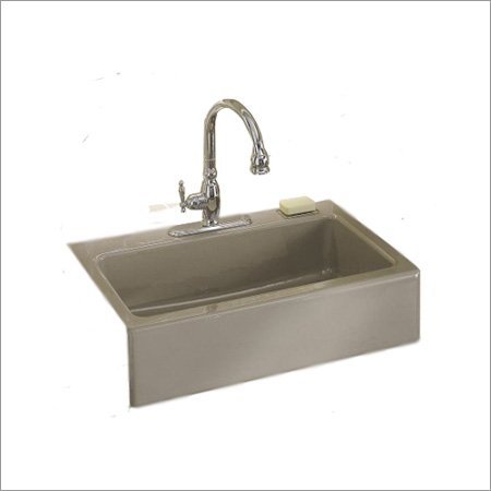 Kitchen Apron Sink by Kohler - K-6546-3 in Sandbar