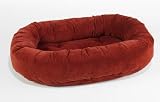 Bowser Donut Bed- Pomegranate Microvelvet- Small