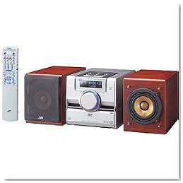 JVC EXD1 DVD Audio/Video System with Wood Cone Speakers