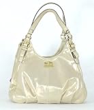 Discount  Coach Madison Metallic Leather Maggie Hobo Handbag 19700 Gold