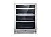 Hanover HBV60201-6SSL Luxury Series 24 172-Can Capacity and Door Lock Single Zone Beverage Center, Square-edge handle