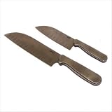 2 Piece Stainless Santoku Knife Set