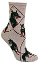 Doberman Pinscher Cotton Puppy Dog Breed Animal Socks 9-11
