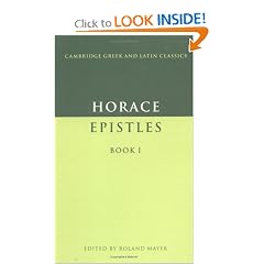 Epistles Book I (Cambridge Greek and Latin Classics) (Bk.1)