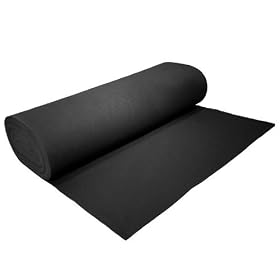 Black Acrylic Felt 72" Wide x 2 Yard Long