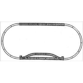 USA Extender Track Set with 2 Remote Switches Brass G